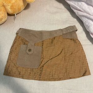 Fendi wrap skirt